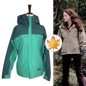 Patagonia • Rubicon Two Tone Green Insulated Ski Jacket XS ASO Bella Swan